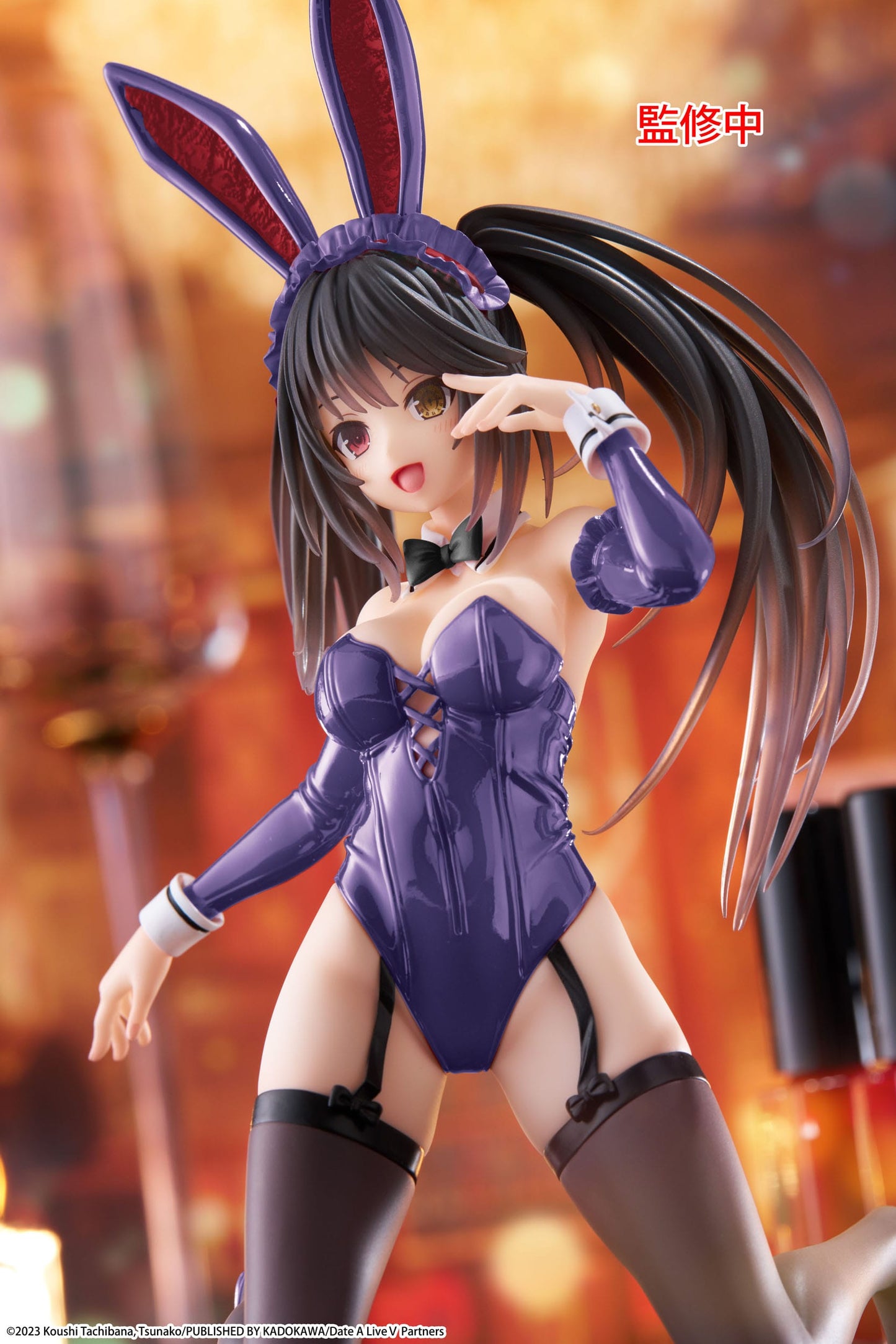 Date A Live V Desktop Cute Kurumi Tokisaki (Bunny Ver.) Figure (Renewal Edition) - Taito Figure