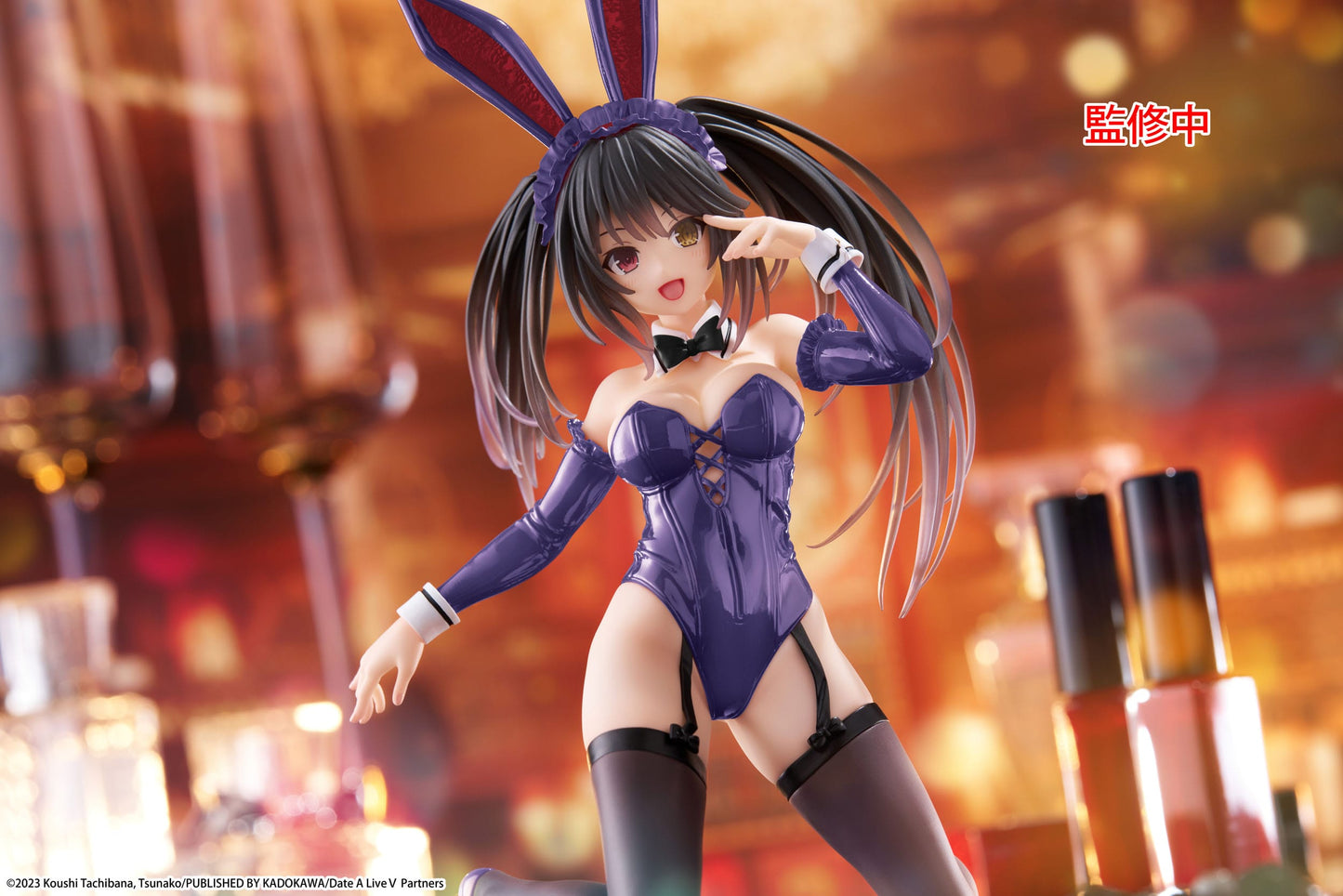 Date A Live V Desktop Cute Kurumi Tokisaki (Bunny Ver.) Figure (Renewal Edition) - Taito Figure