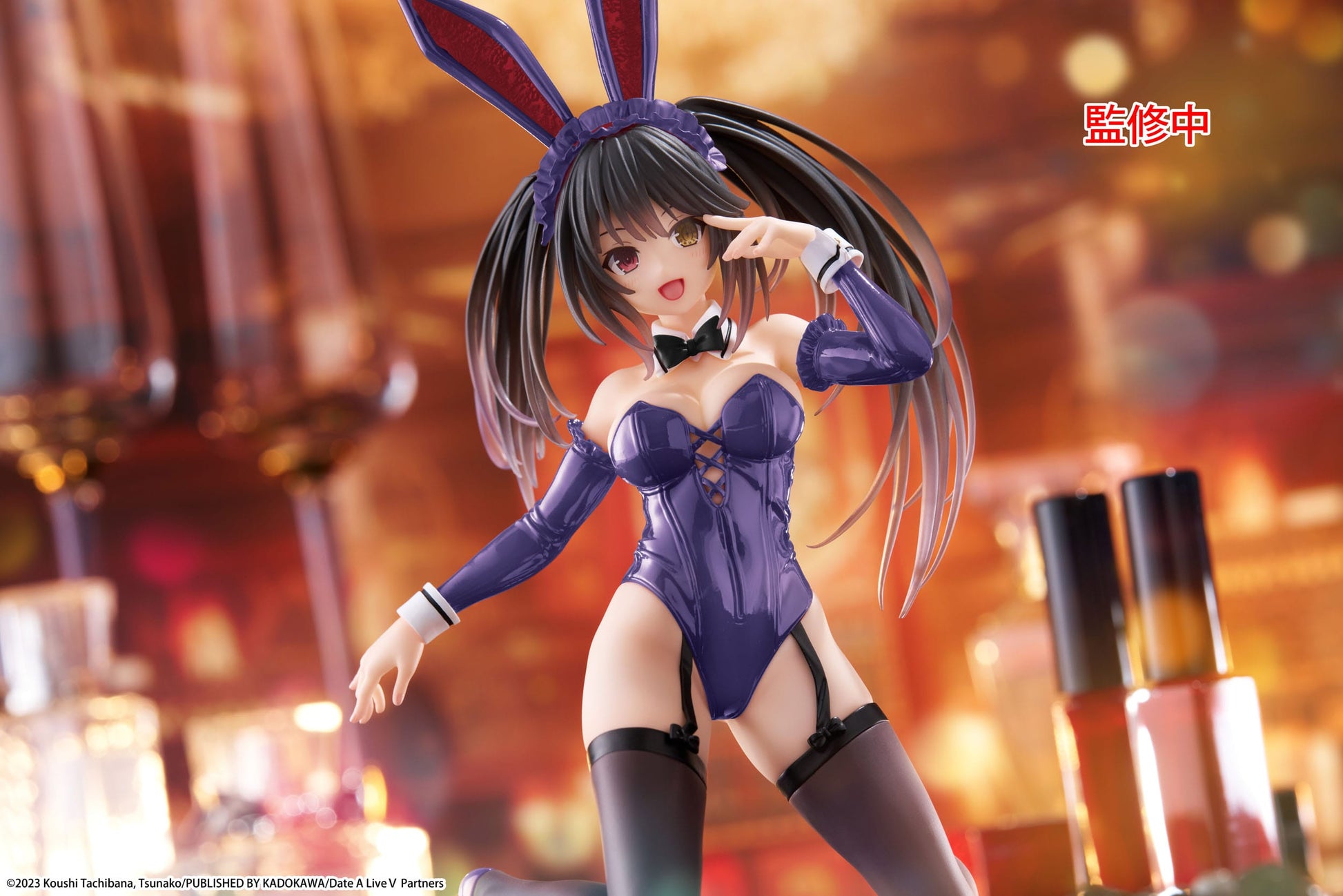 Date A Live V Desktop Cute Kurumi Tokisaki (Bunny Ver.) Figure (Renewal Edition) - Taito Figure