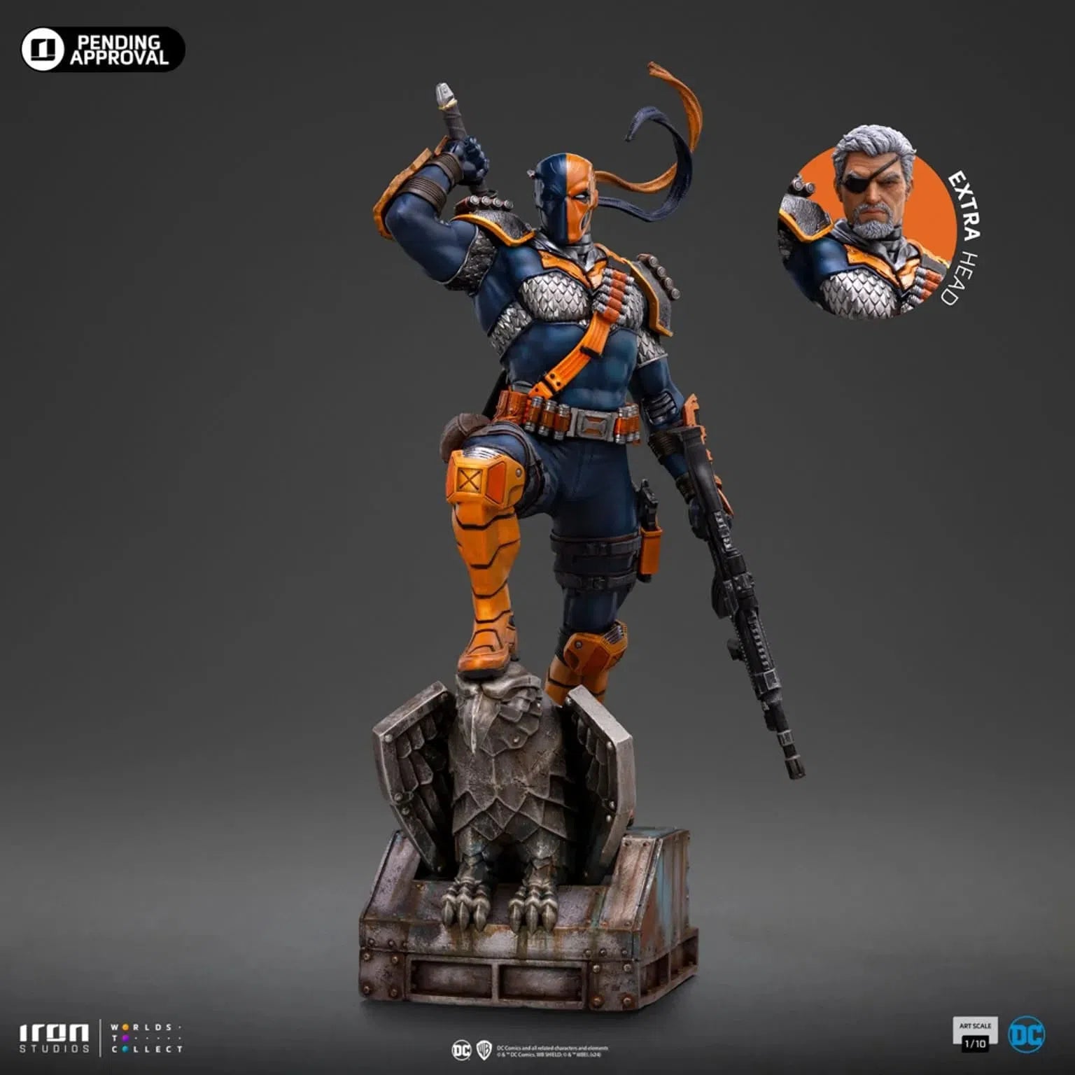 Dc Comics: Deathstroke: Series #9: 1/10 Art Scale Limited Edition Iron Studios