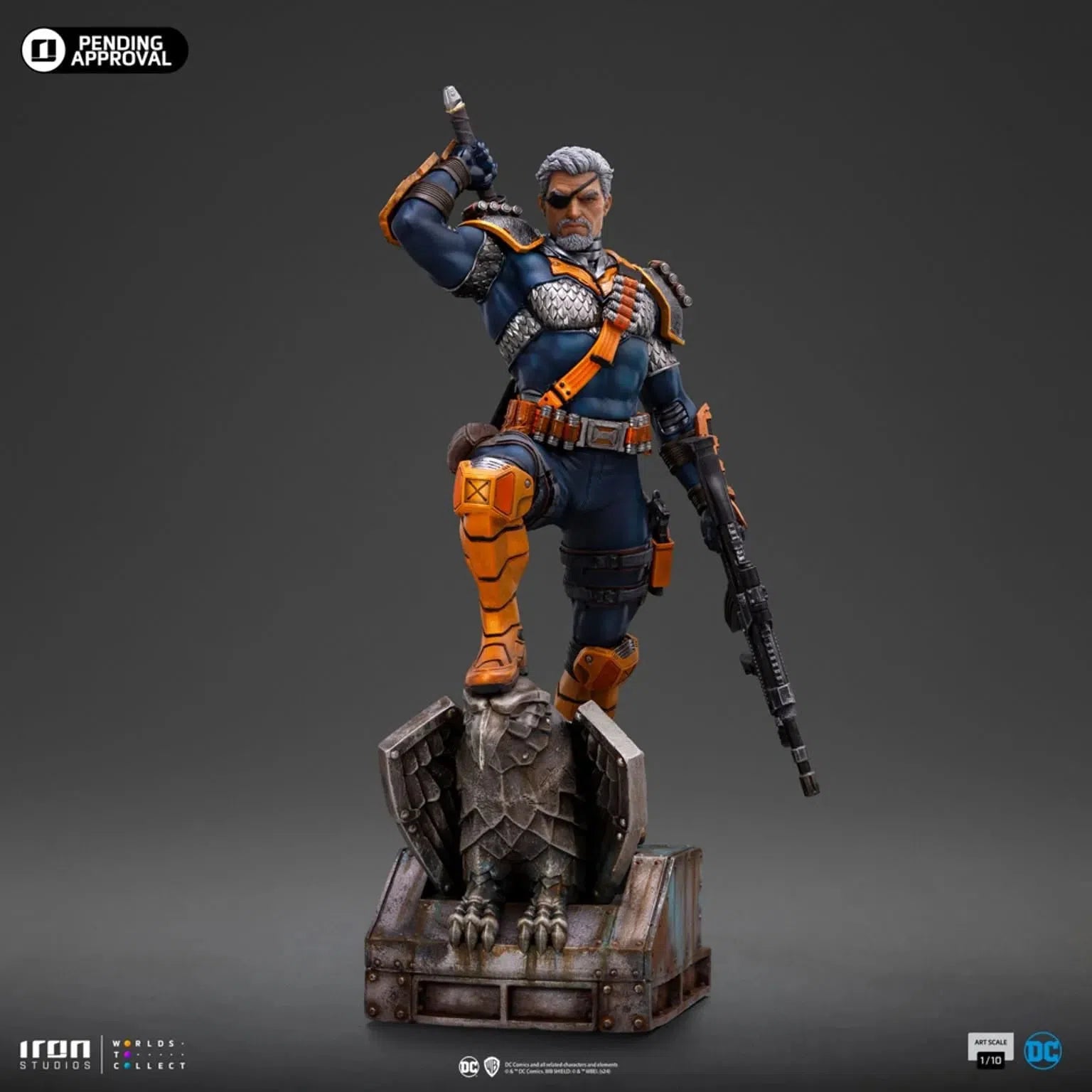 Dc Comics: Deathstroke: Series #9: 1/10 Art Scale Limited Edition Iron Studios