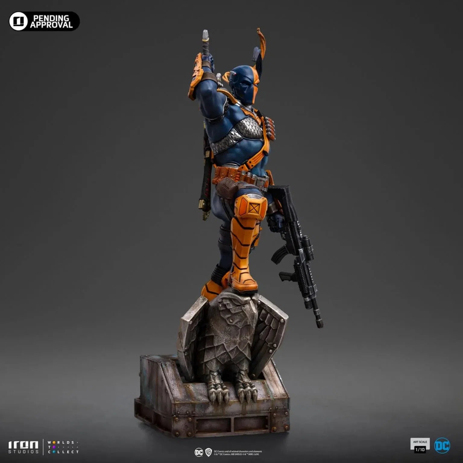 Dc Comics: Deathstroke: Series #9: 1/10 Art Scale Limited Edition Iron Studios