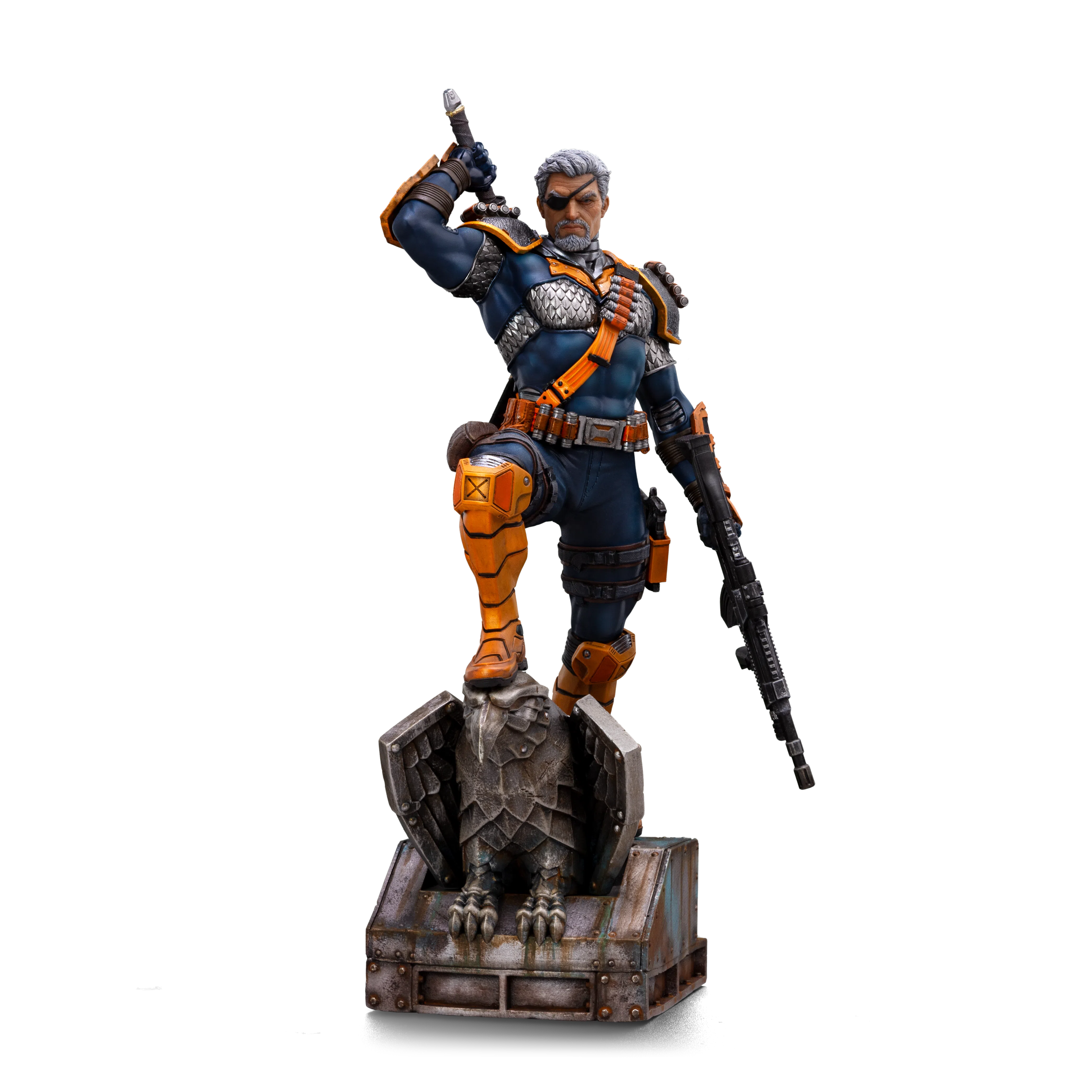 Dc Comics: Deathstroke: Series #9: 1/10 Art Scale Limited Edition Iron Studios
