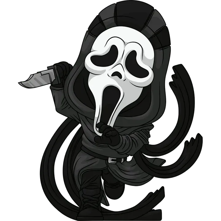 Dead By Daylight: Ghost Face: Vinyl Figure: YouTooz YouTooz