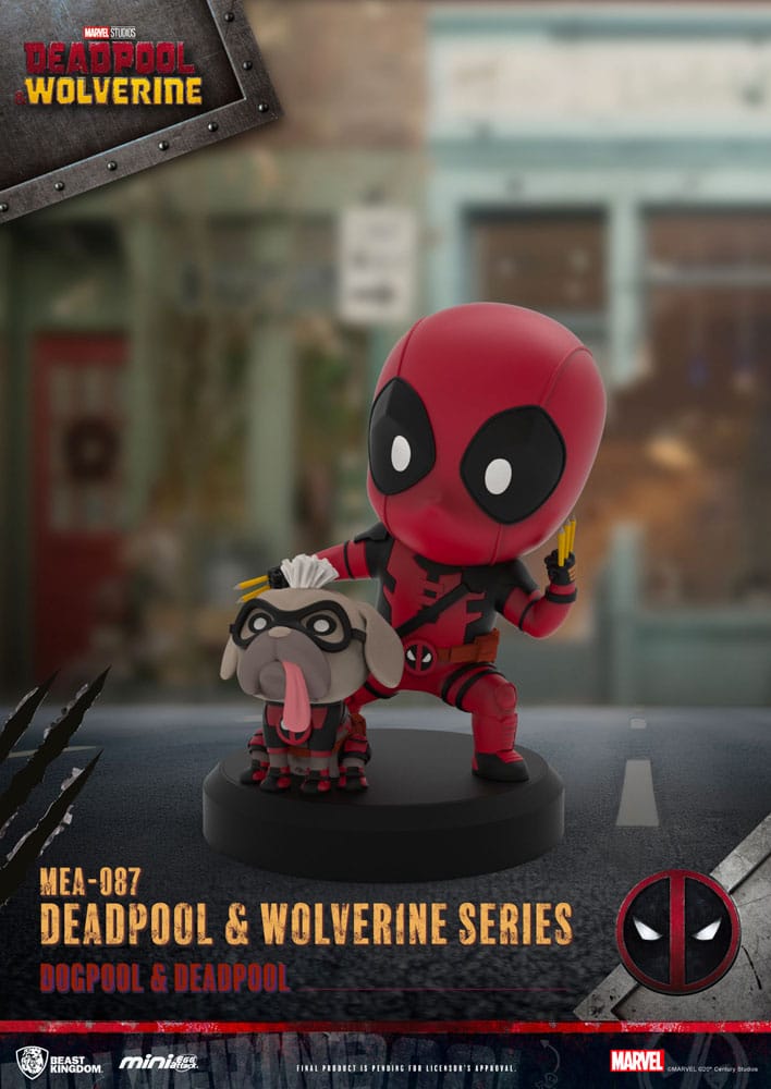 Deadpool 3 Deadpool & Wolverine Series Mini Egg Attack Figures - Beast Kingdom Toys Mini-figures, Blind Boxes