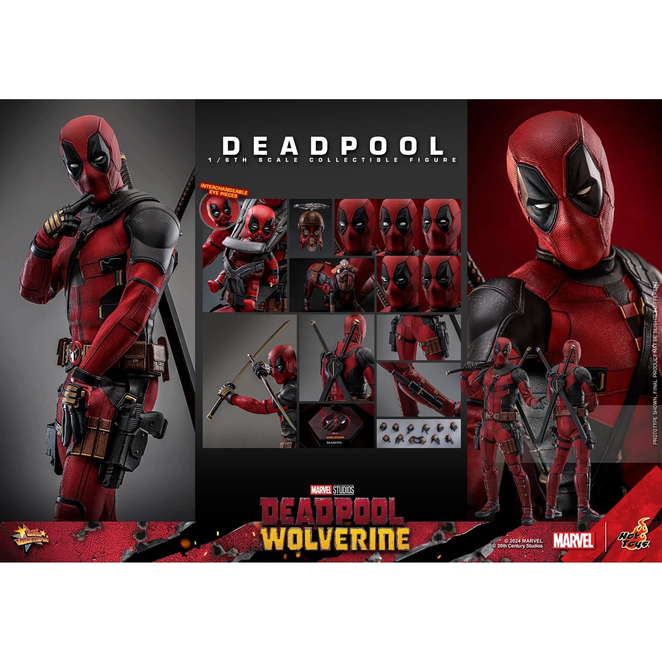 Deadpool & Wolverine: Deadpool: Hot Toys Hot Toys