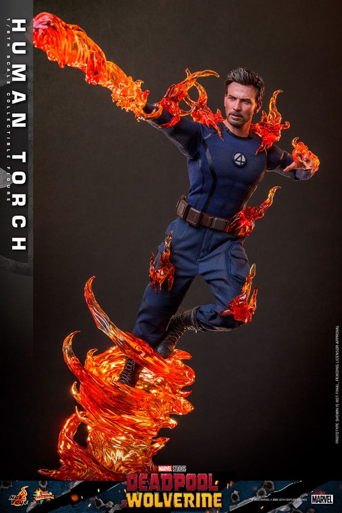 Deadpool & Wolverine: Human Torch: 1/6 - Hot Toys Action Figures
