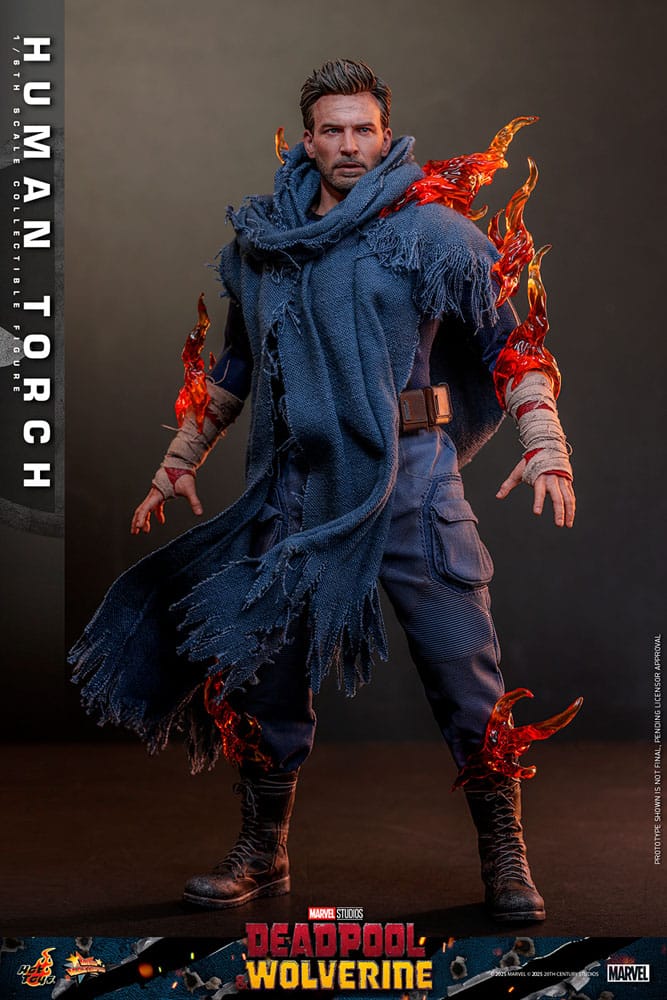 Deadpool & Wolverine: Human Torch: 1/6 - Hot Toys Action Figures