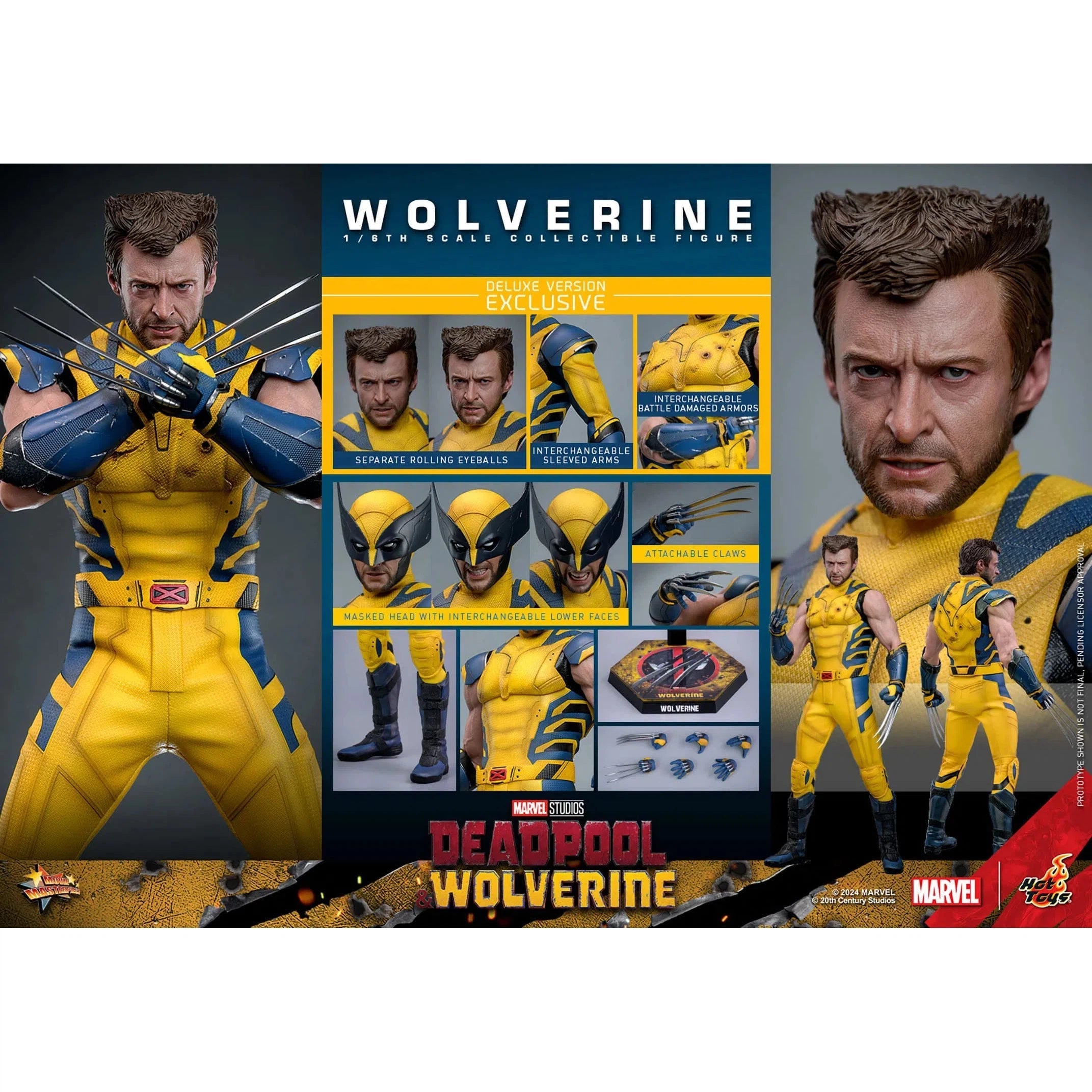 Deadpool & Wolverine: Wolverine: Deluxe: Hot Toys Hot Toys