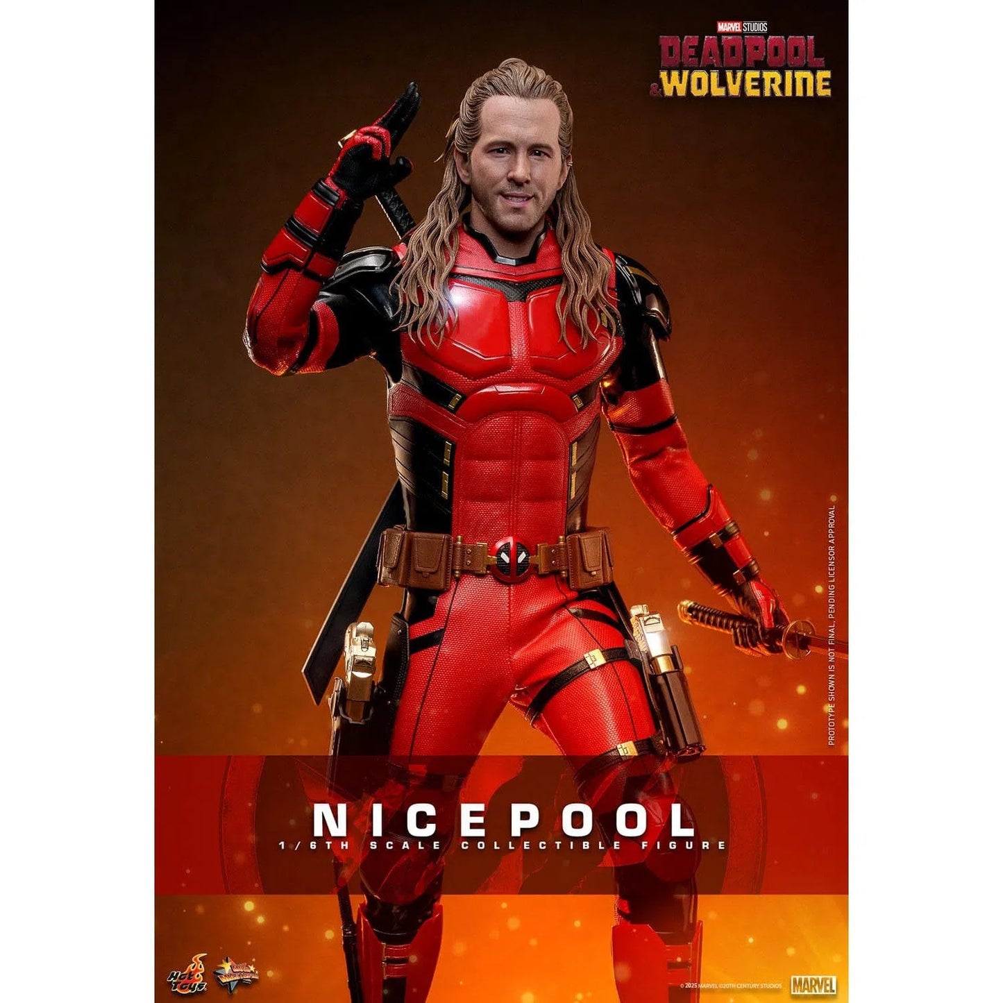 Deadpool & Wolverine:Nicepool: 1/6th - Hot Toys Action Figures
