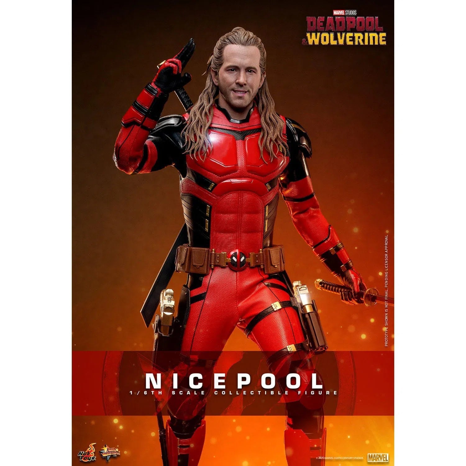 Deadpool & Wolverine:Nicepool: 1/6th - Hot Toys Action Figures