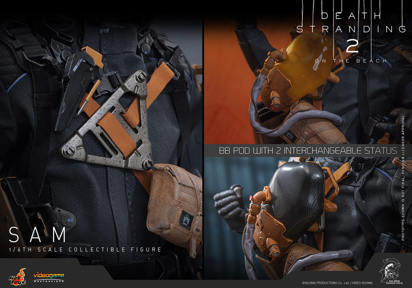 Death Stranding 2: On The Beach: Sam: 1/6th Scale Action Figure - Hot Toys Action Figure