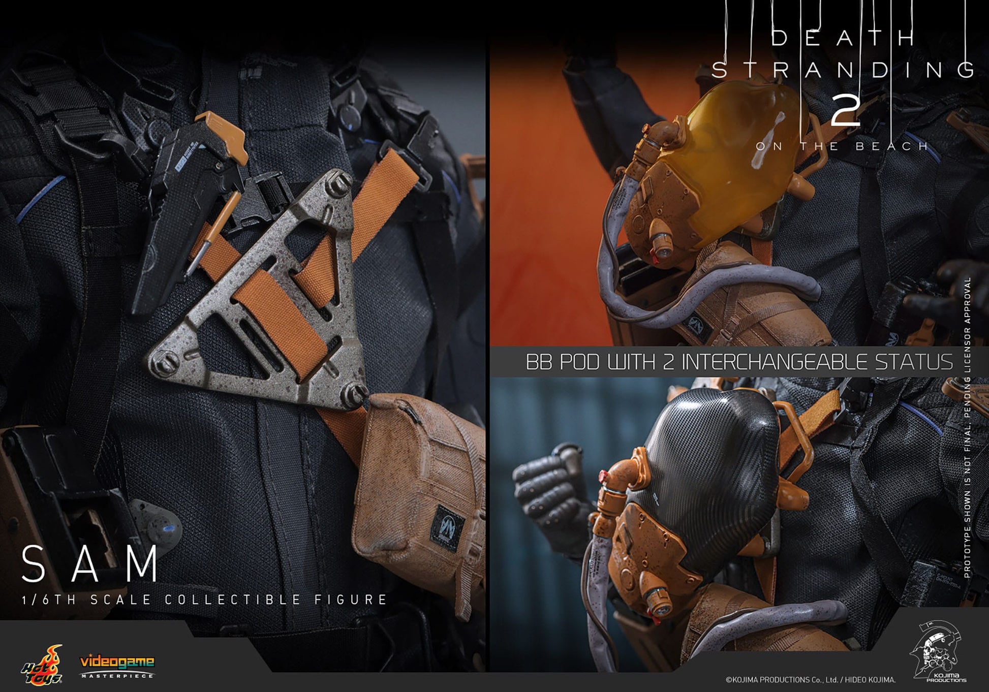 Death Stranding 2: On The Beach: Sam: 1/6th Scale Action Figure - Hot Toys Action Figure