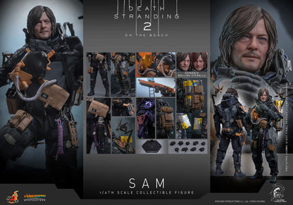 Death Stranding 2: On The Beach: Sam: 1/6th Scale Action Figure - Hot Toys Action Figure