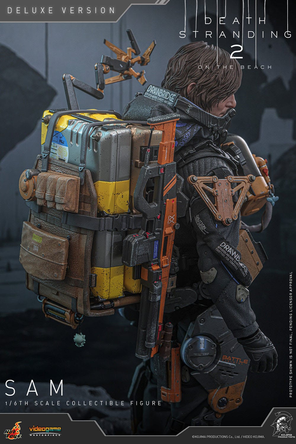Death Stranding 2: On The Beach: Sam: Deluxe Version: 1/6th Scale Action Figure - Hot Toys Action Figure