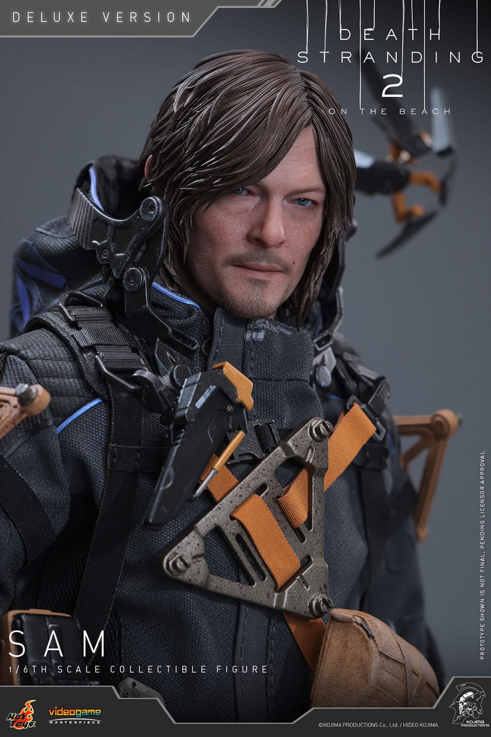 Death Stranding 2: On The Beach: Sam: Deluxe Version: 1/6th Scale Action Figure - Hot Toys Action Figure