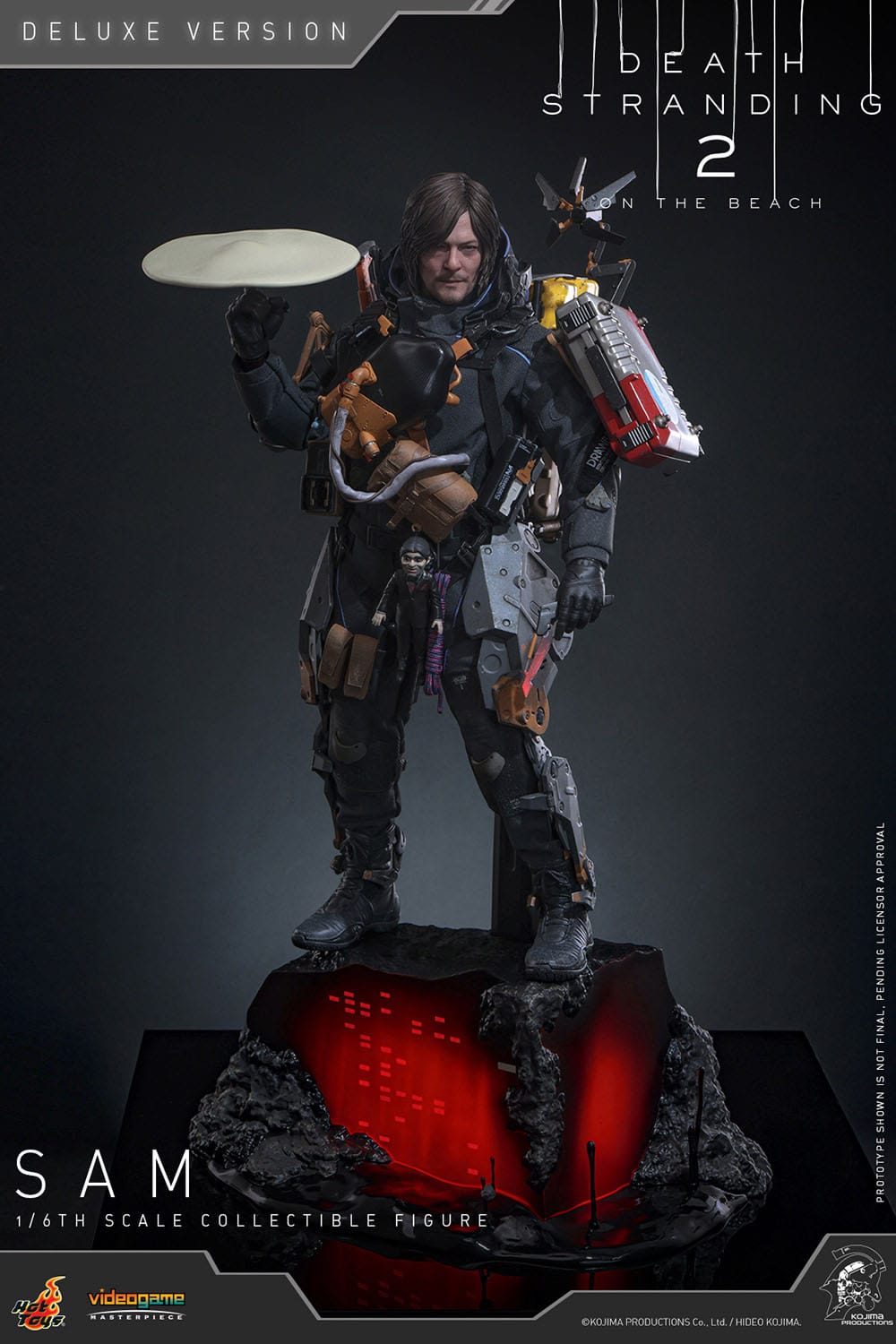 Death Stranding 2: On The Beach: Sam: Deluxe Version: 1/6th Scale Action Figure - Hot Toys Action Figure