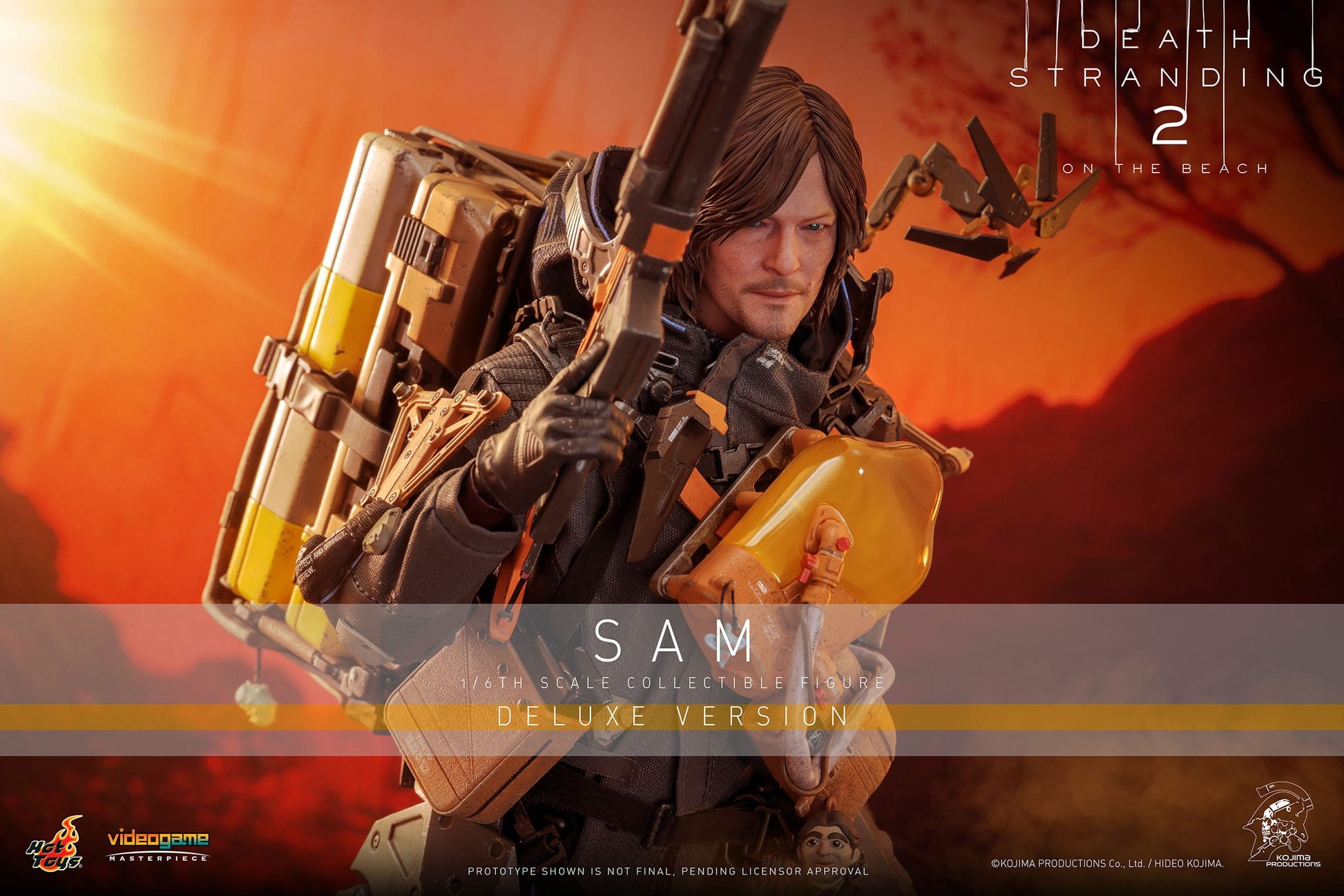 Death Stranding 2: On The Beach: Sam: Deluxe Version: 1/6th Scale Action Figure - Hot Toys Action Figure