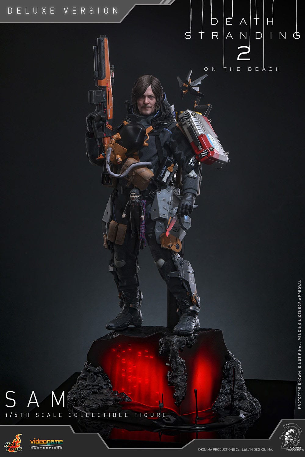 Death Stranding 2: On The Beach: Sam: Deluxe Version: 1/6th Scale Action Figure - Hot Toys Action Figure
