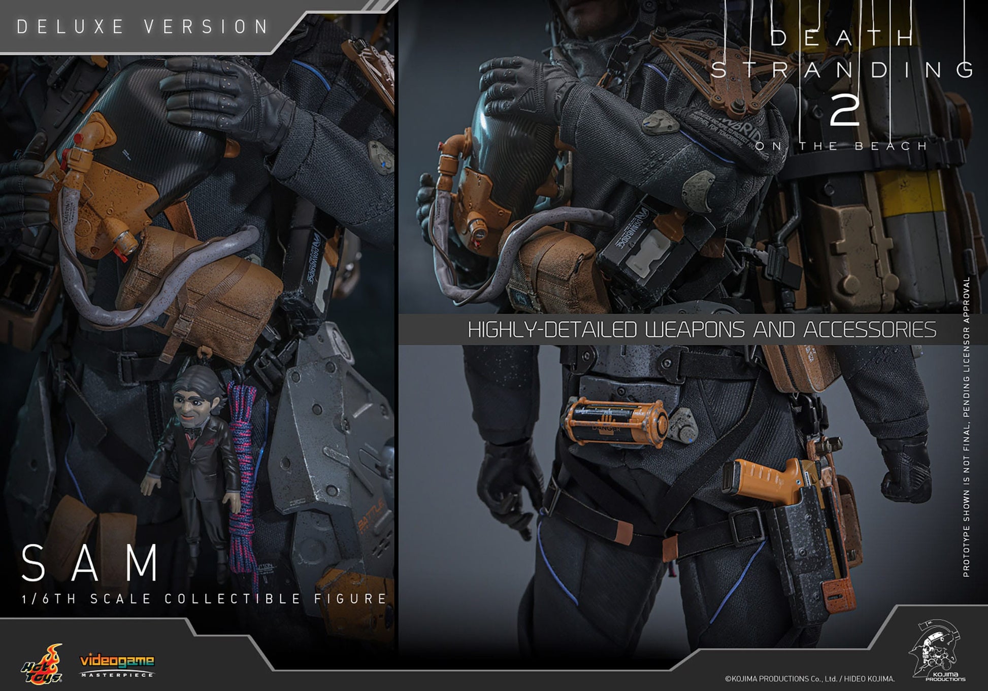 Death Stranding 2: On The Beach: Sam: Deluxe Version: 1/6th Scale Action Figure - Hot Toys Action Figure