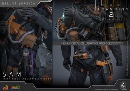 Death Stranding 2: On The Beach: Sam: Deluxe Version: 1/6th Scale Action Figure - Hot Toys Action Figure