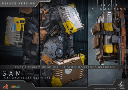 Death Stranding 2: On The Beach: Sam: Deluxe Version: 1/6th Scale Action Figure - Hot Toys Action Figure