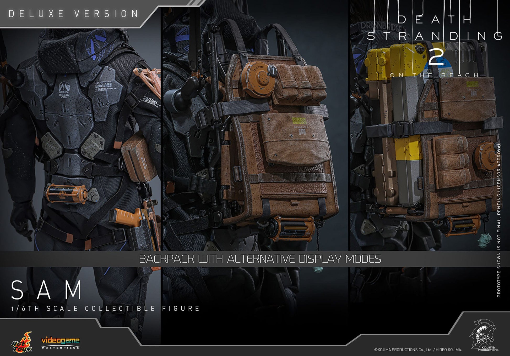 Death Stranding 2: On The Beach: Sam: Deluxe Version: 1/6th Scale Action Figure - Hot Toys Action Figure