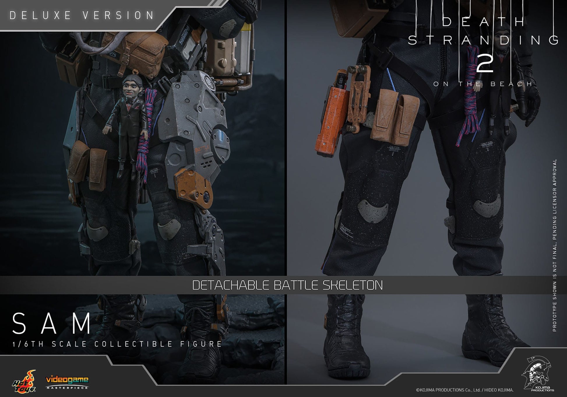 Death Stranding 2: On The Beach: Sam: Deluxe Version: 1/6th Scale Action Figure - Hot Toys Action Figure