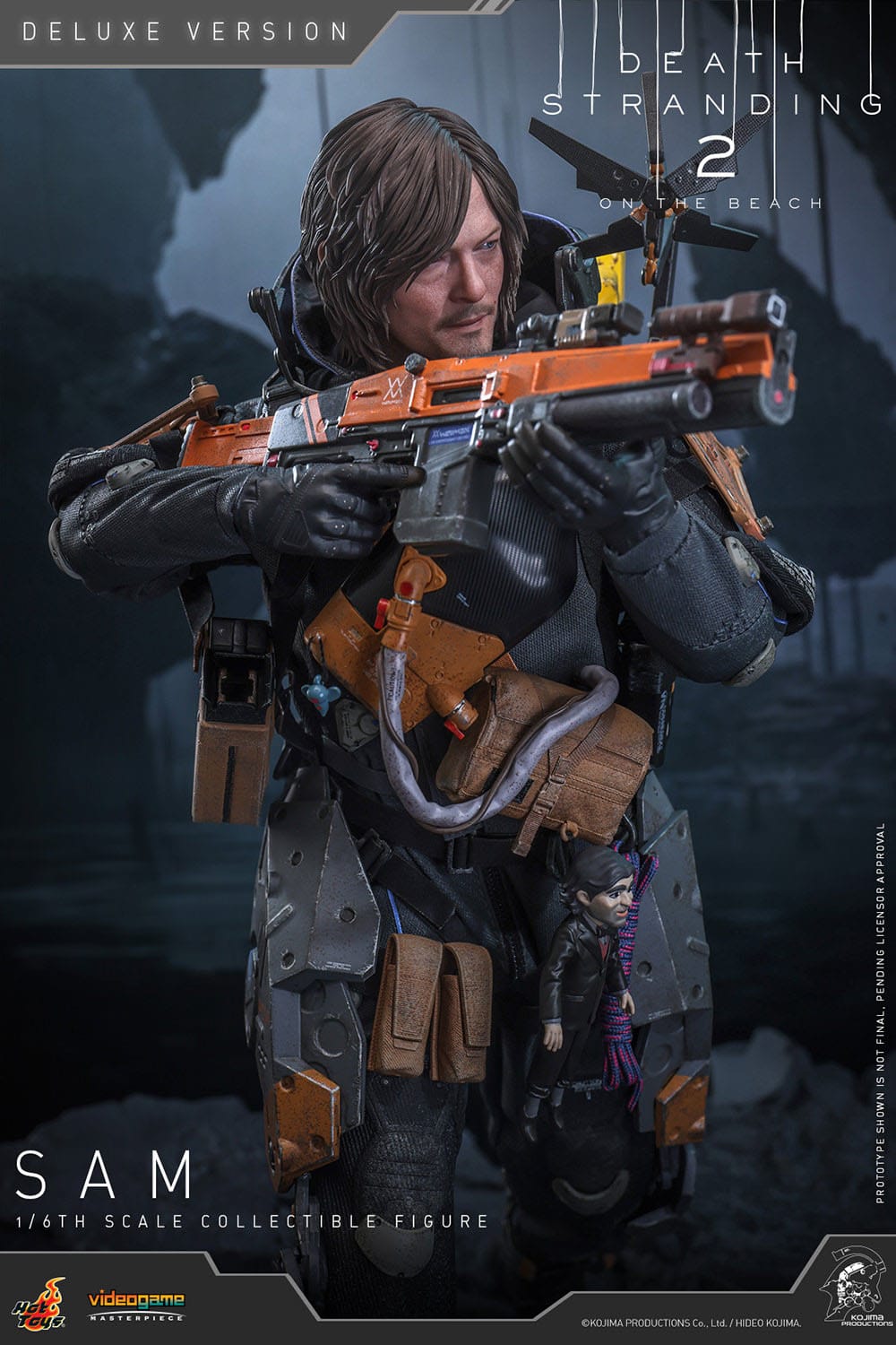 Death Stranding 2: On The Beach: Sam: Deluxe Version: 1/6th Scale Action Figure - Hot Toys Action Figure