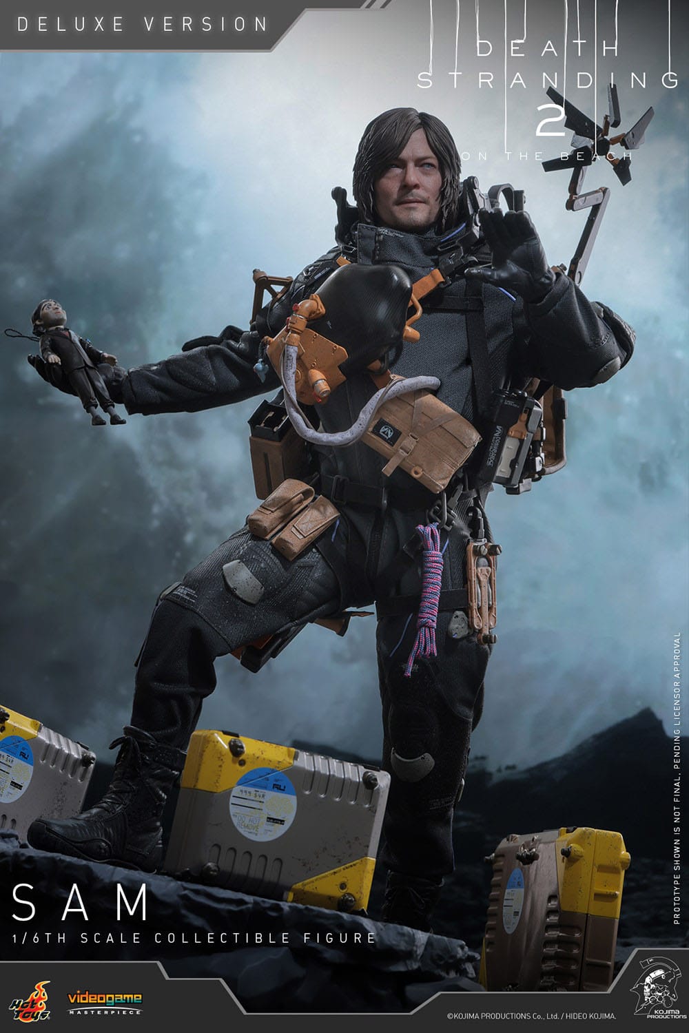 Death Stranding 2: On The Beach: Sam: Deluxe Version: 1/6th Scale Action Figure - Hot Toys Action Figure