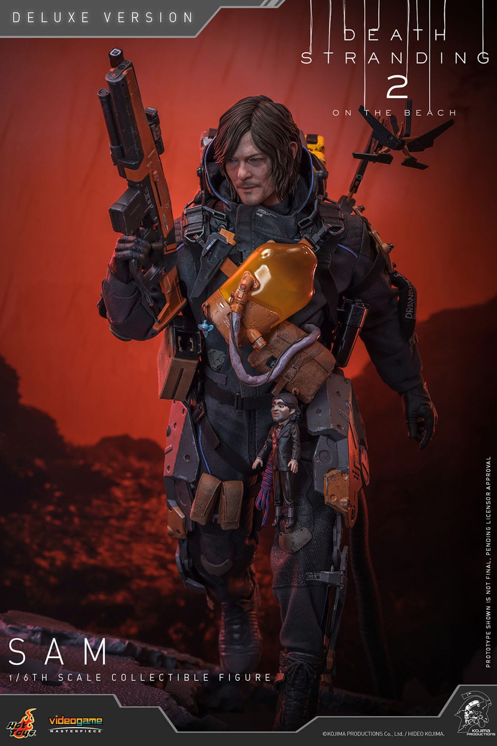 Death Stranding 2: On The Beach: Sam: Deluxe Version: 1/6th Scale Action Figure - Hot Toys Action Figure
