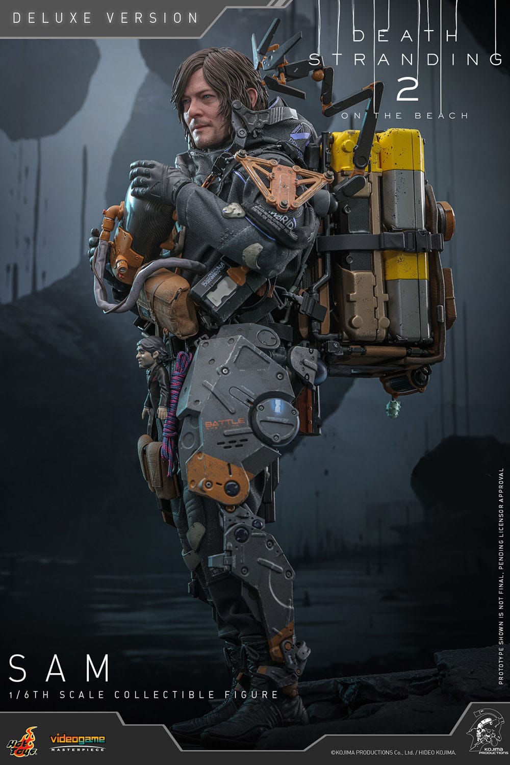 Death Stranding 2: On The Beach: Sam: Deluxe Version: 1/6th Scale Action Figure - Hot Toys Action Figure