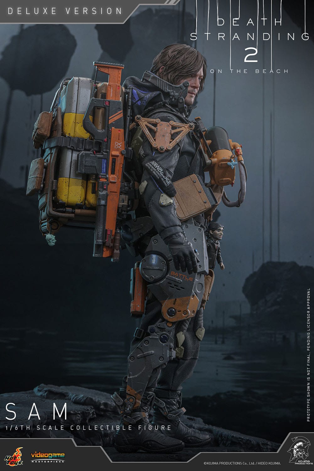 Death Stranding 2: On The Beach: Sam: Deluxe Version: 1/6th Scale Action Figure - Hot Toys Action Figure