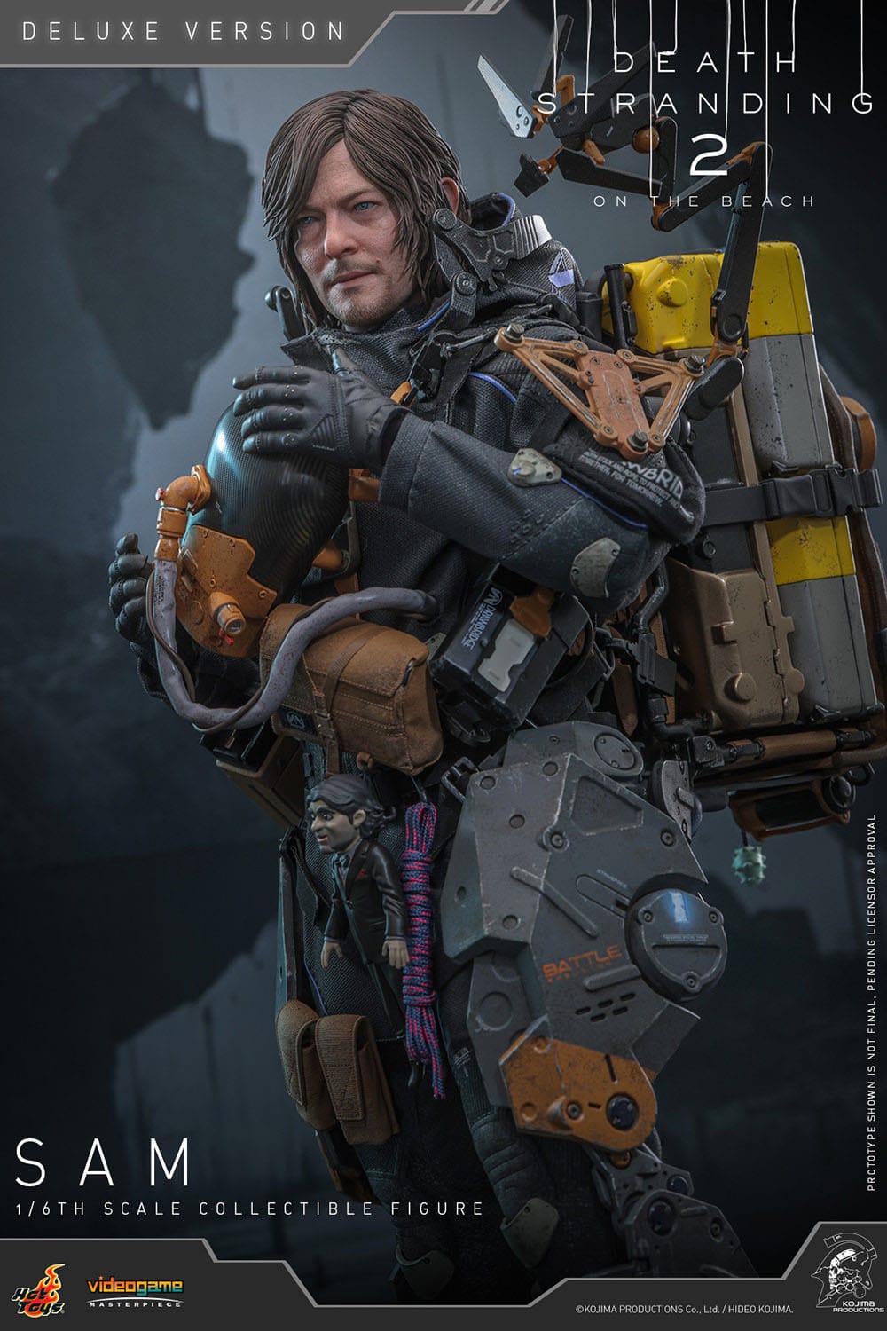 Death Stranding 2: On The Beach: Sam: Deluxe Version: 1/6th Scale Action Figure - Hot Toys Action Figure