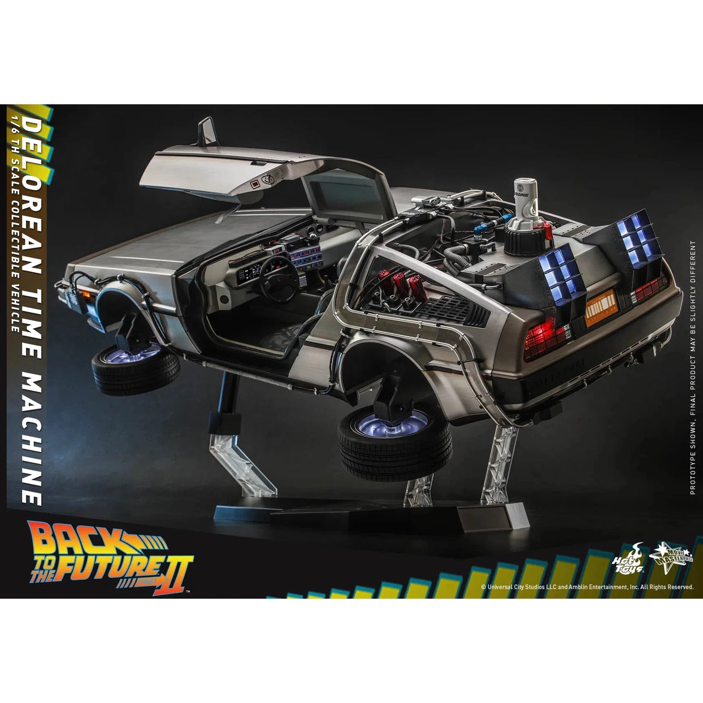 Delorean Time Machine: Back To The Future II: MMS636 Accessory Hot Toys
