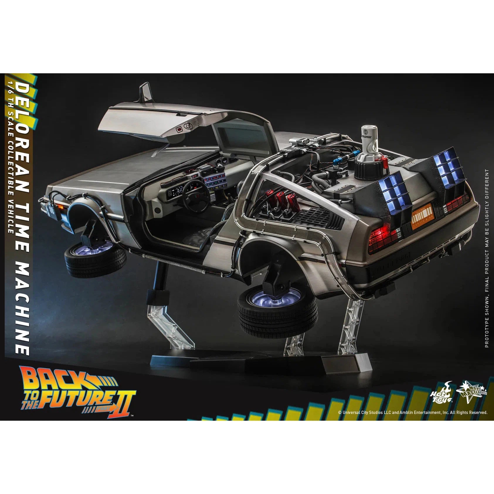 Delorean Time Machine: Back To The Future II: MMS636 Accessory Hot Toys