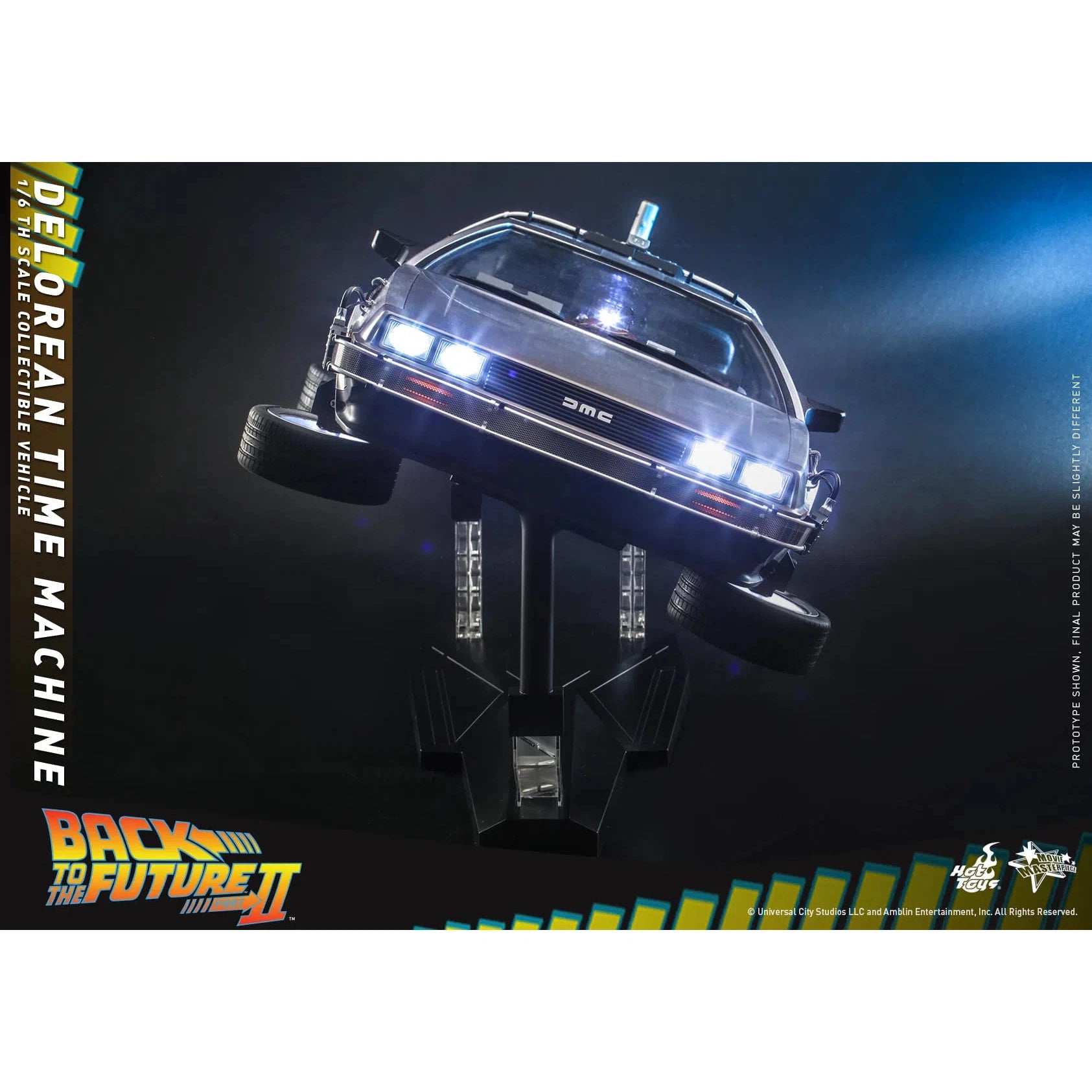 Delorean Time Machine: Back To The Future II: MMS636 Accessory Hot Toys