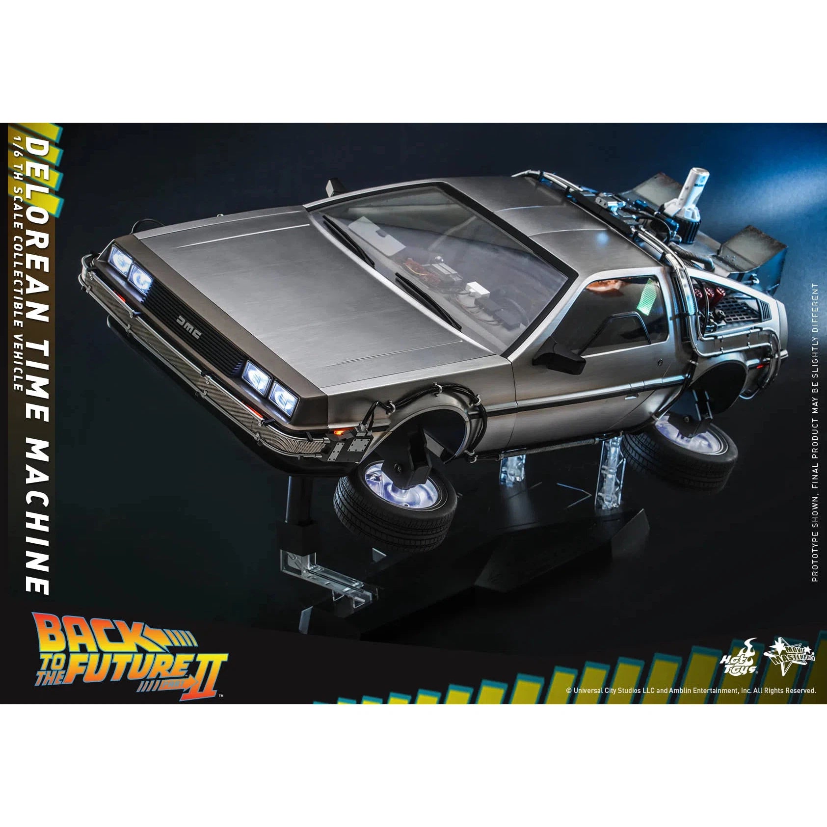 Delorean Time Machine: Back To The Future II: MMS636 Accessory Hot Toys