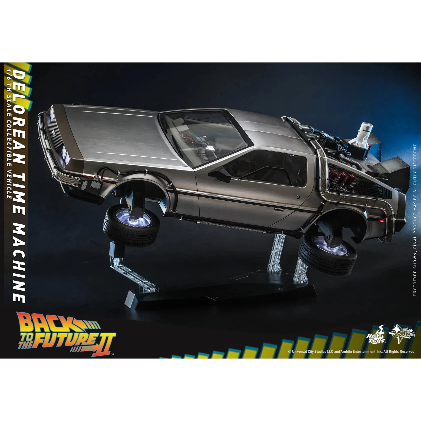 Delorean Time Machine: Back To The Future II: MMS636 Accessory Hot Toys