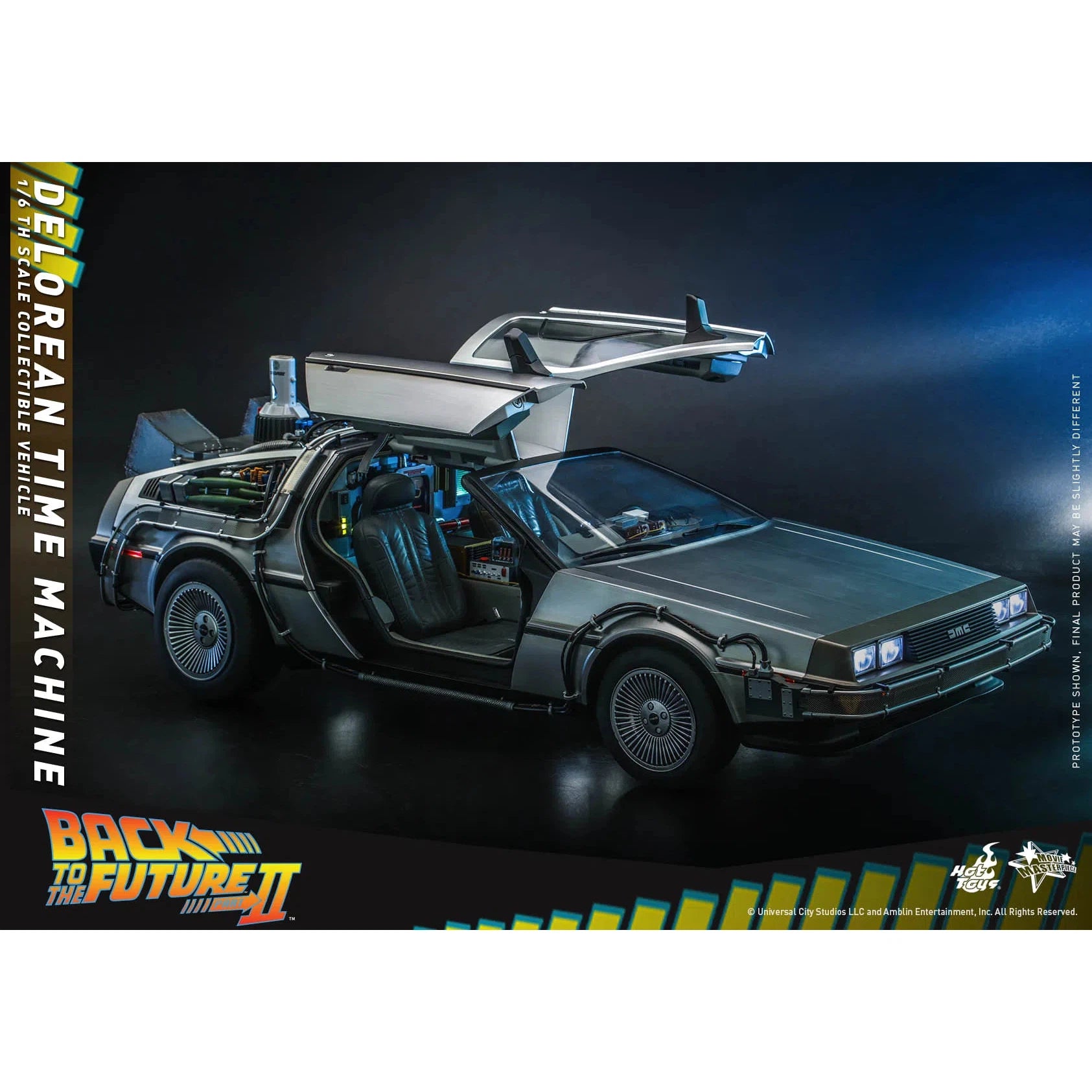 Delorean Time Machine: Back To The Future II: MMS636 Accessory Hot Toys
