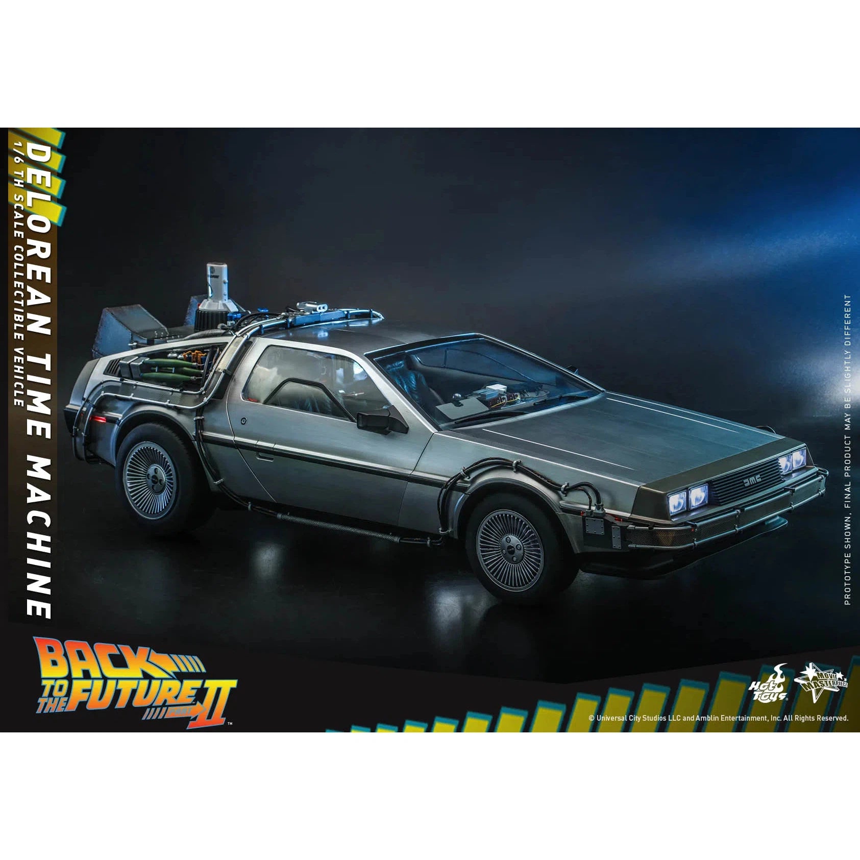 Delorean Time Machine: Back To The Future II: MMS636 Accessory Hot Toys