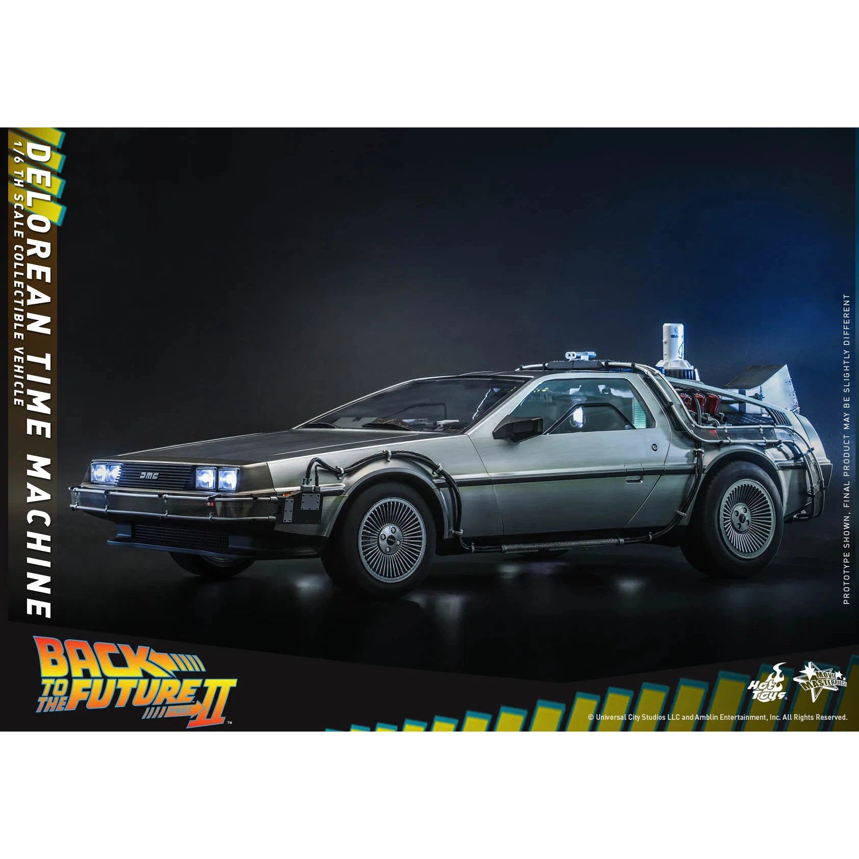 Delorean Time Machine: Back To The Future II: MMS636 Accessory Hot Toys