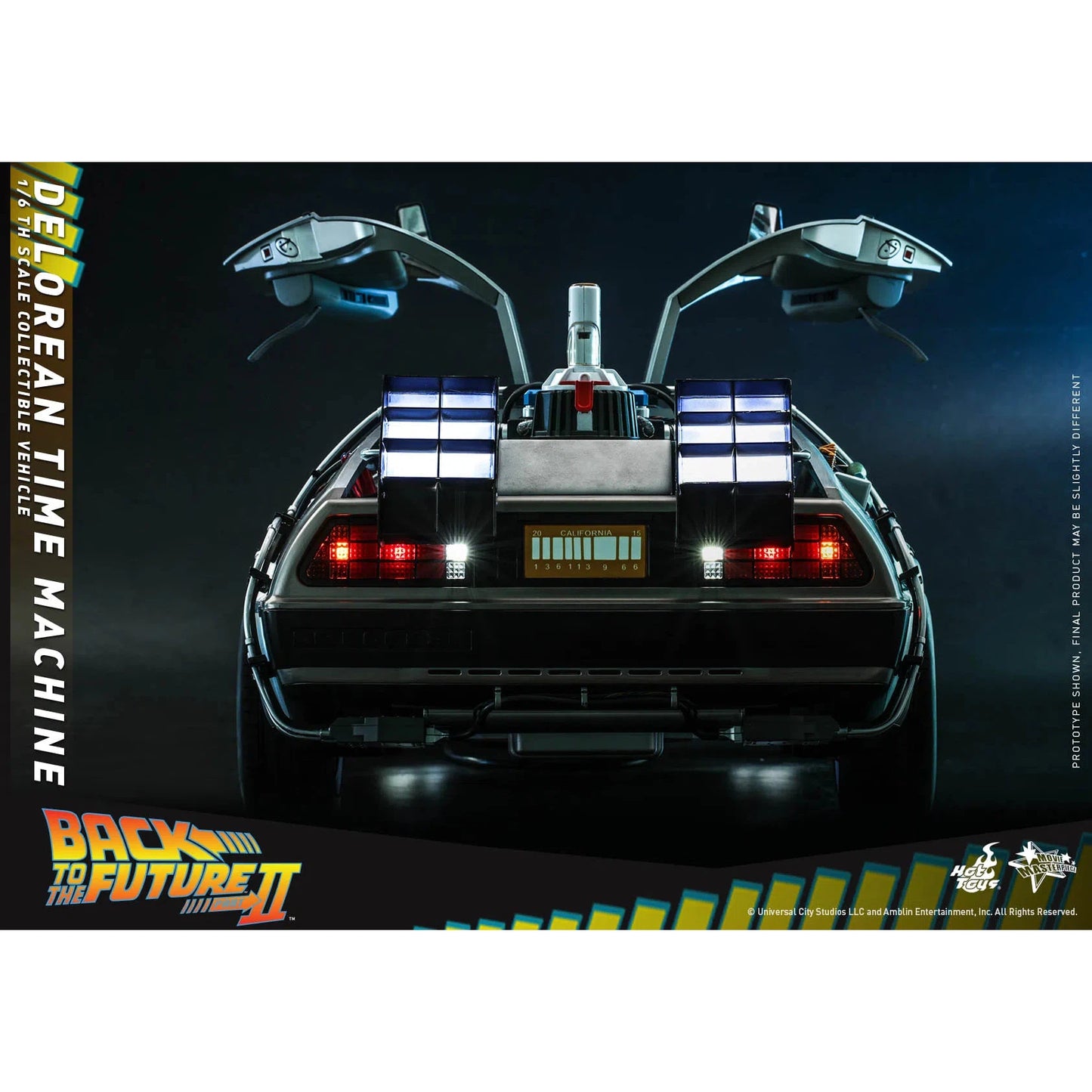 Delorean Time Machine: Back To The Future II: MMS636 Accessory Hot Toys