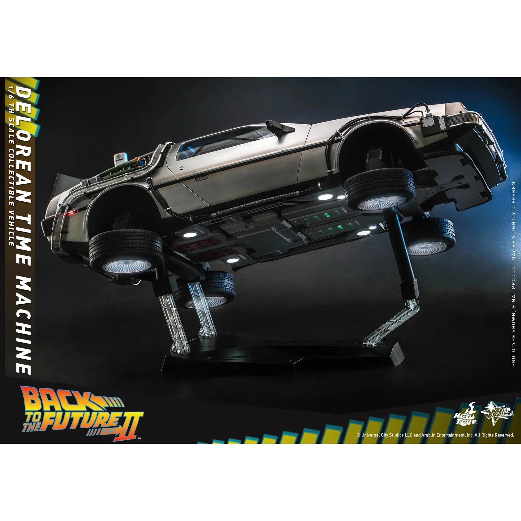 Delorean Time Machine: Back To The Future II: MMS636 Accessory Hot Toys