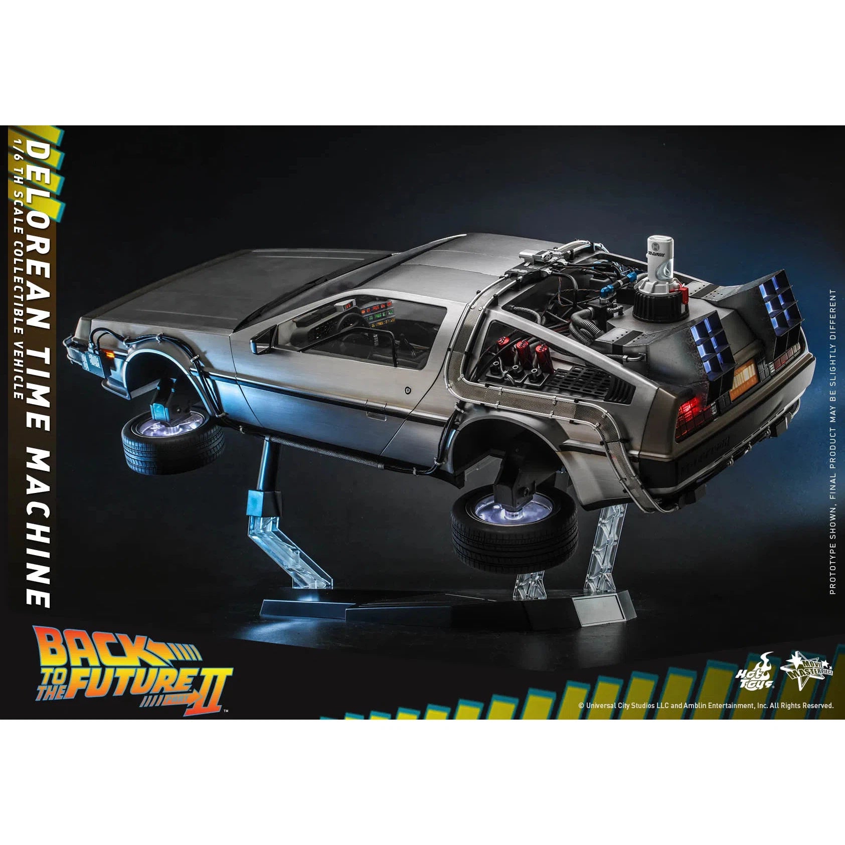 Delorean Time Machine: Back To The Future II: MMS636 Accessory Hot Toys