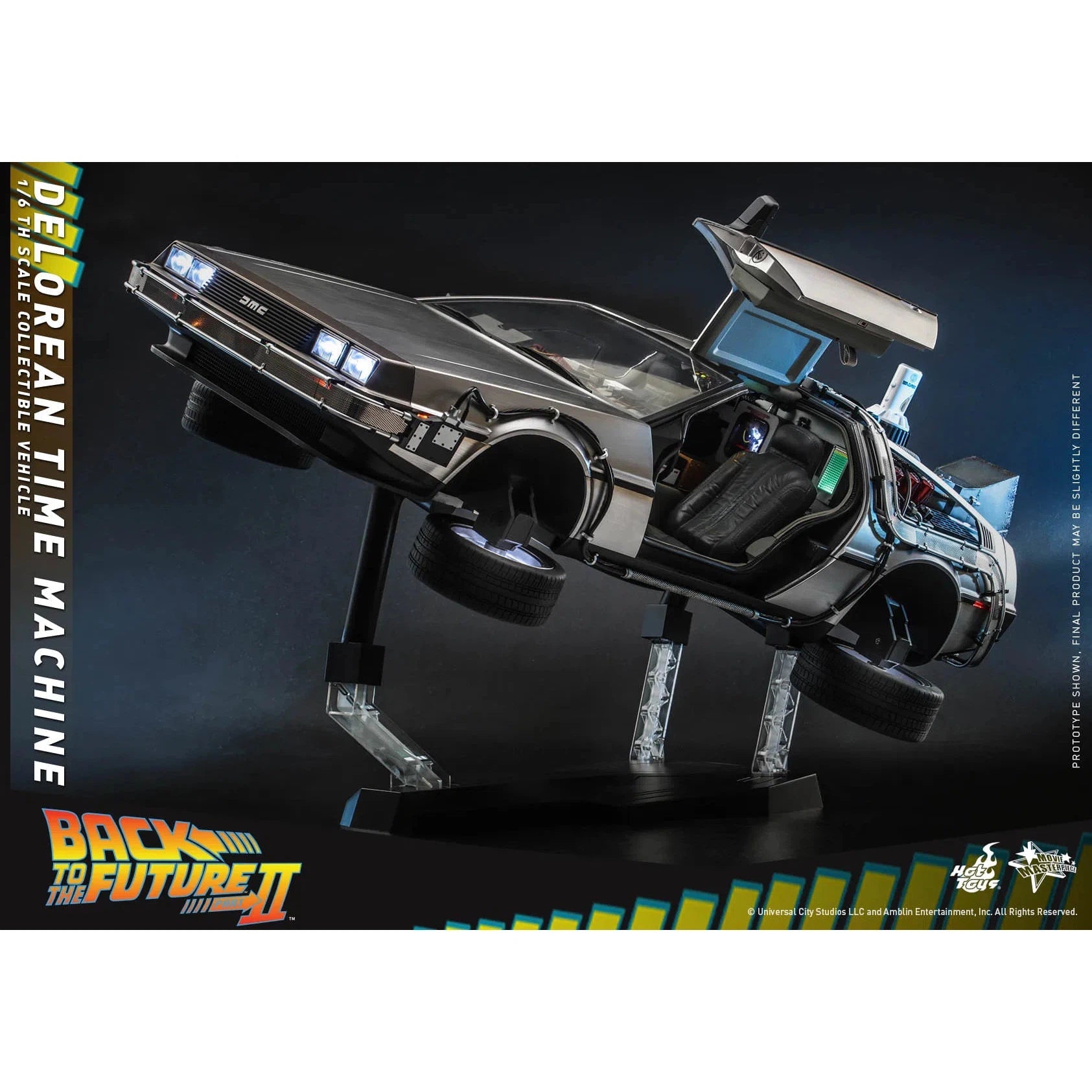 Delorean Time Machine: Back To The Future II: MMS636 Accessory Hot Toys