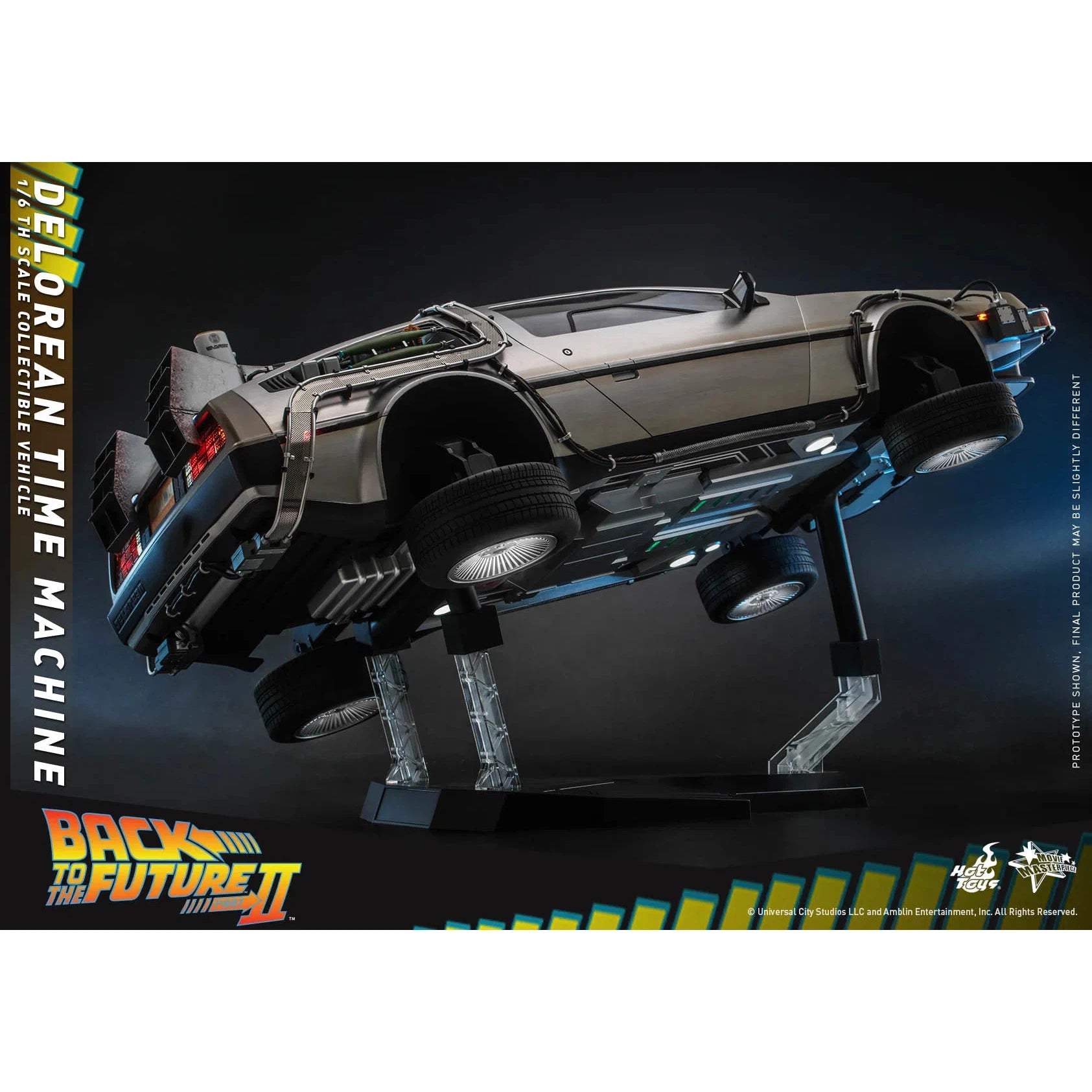 Delorean Time Machine: Back To The Future II: MMS636 Accessory Hot Toys