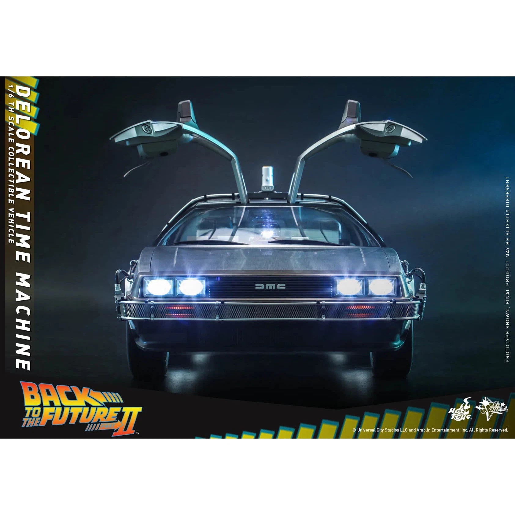 Delorean Time Machine: Back To The Future II: MMS636 Accessory Hot Toys
