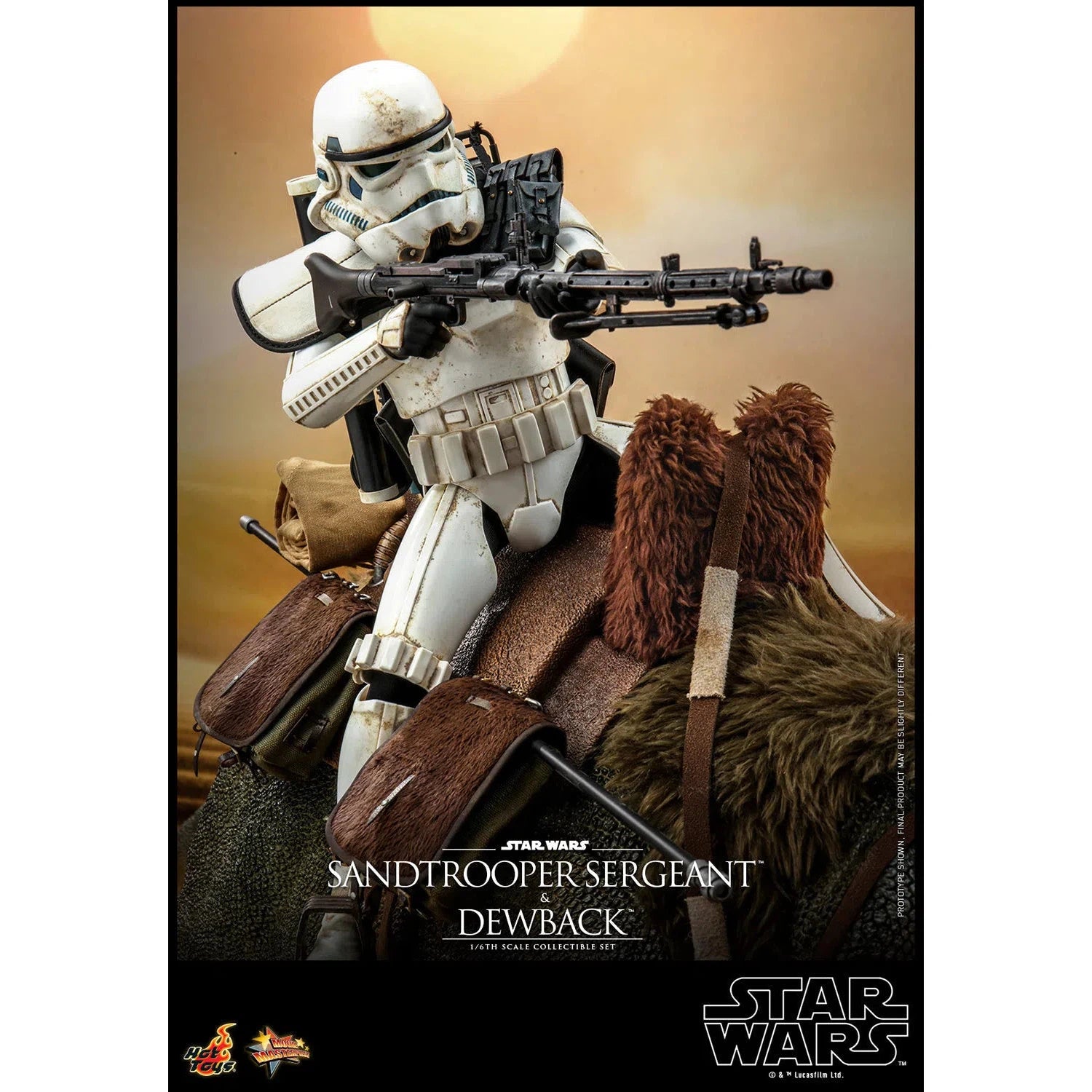 Dewback Deluxe & Sandtrooper Sergeant: Star Wars: A New Hope Hot Toys