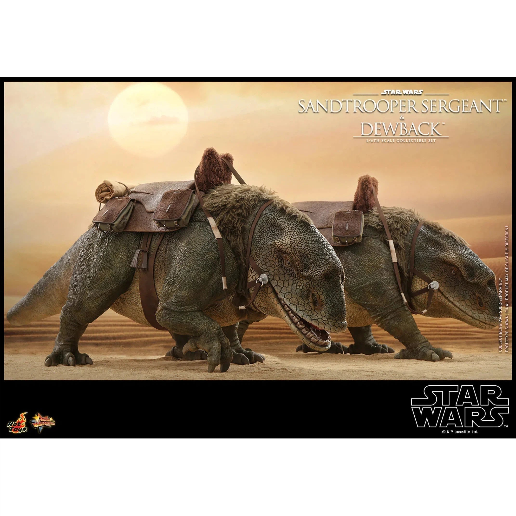 Dewback Deluxe & Sandtrooper Sergeant: Star Wars: A New Hope Hot Toys